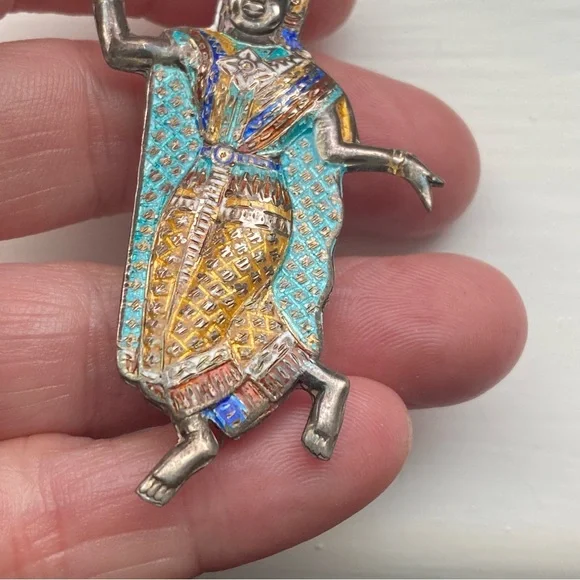 Sterling figure pendant - Picture 3 of 11